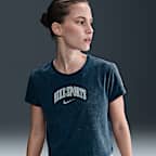 ★ Nike★ Sportswear Short Sleeve T-Shirt W Smoky Blue IB73 W+NSW+SS+TEE+AOP.png